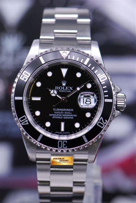 rolex submariner oyster perpetual date ref 16610